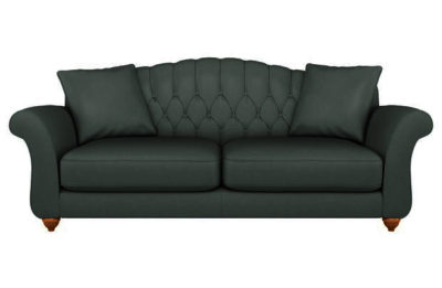 Schreiber Duck Egg House Linen Large Sofa - Light Feet
